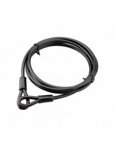 Cavo antifurto Twisty, bicicletta, casette da giardino, Ø 8, 2,00m, guaina in PVC, acciaio - THIRARD