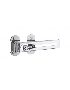 Limitatore di apertura di sicurezza per porta d’ingresso, acciaio cromato – THIRARD