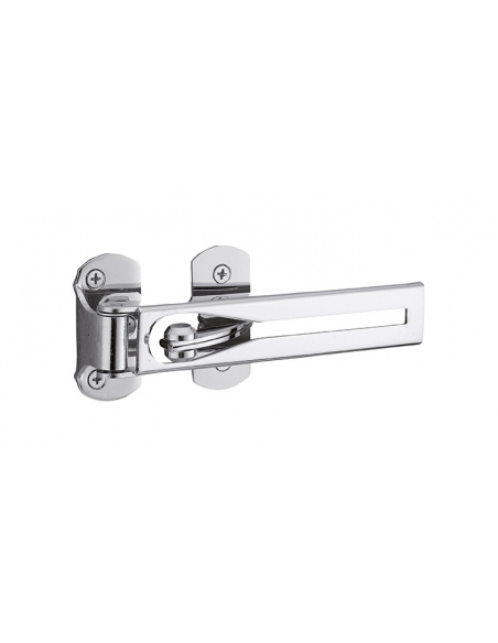 Limitatore di apertura di sicurezza per porta d’ingresso, acciaio cromato – THIRARD