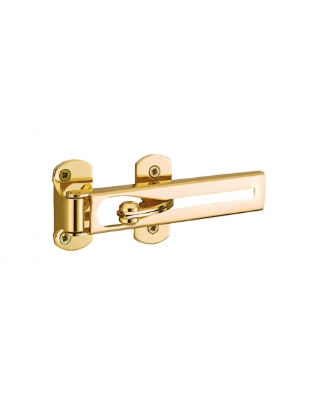 Limitatore di apertura di sicurezza per porta d’ingresso, acciaio, finitura dorata – THIRARD