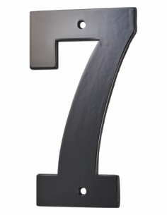 Numero 7" nero H 80 mm da avvitare – THIRARD