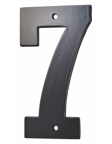 Numero 7" nero H 80 mm da avvitare – THIRARD