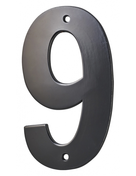 Numero 9" nero H 80 mm da avvitare – THIRARD
