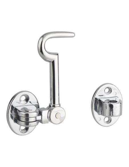 Vista aggiuntiva 1 di Gancio orientabile con occhiello, cromato, 10 cm – THIRARD