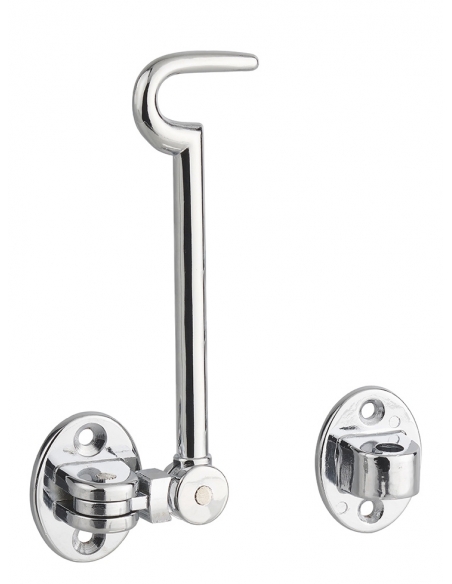 Vista aggiuntiva 1 di Gancio orientabile con occhiello, cromato, 15 cm – THIRARD