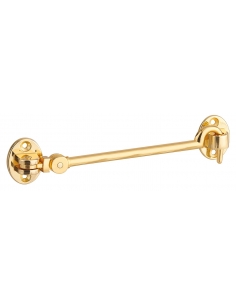 Gancio orientabile con occhiello, finitura ottone, 20 cm – THIRARD