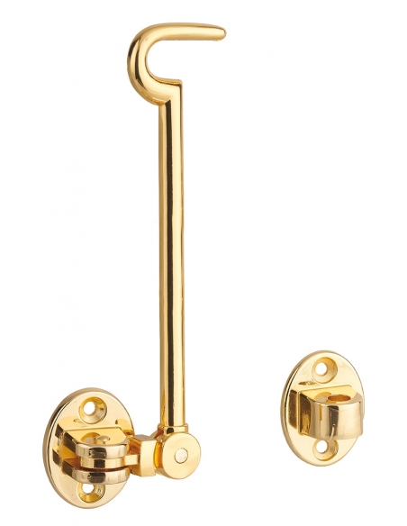 Vista aggiuntiva 1 di Gancio orientabile con occhiello, finitura ottone, 20 cm – THIRARD
