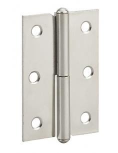 Cerniera destra 60×40 mm in acciaio nichelato – THIRARD
