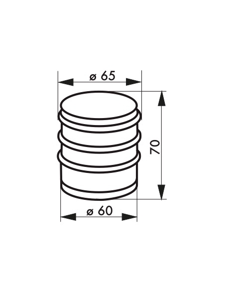 Vista aggiuntiva 1 di Fermaporta da 1 kg – THIRARD