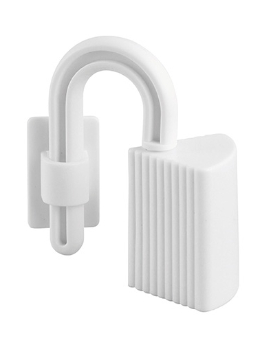 Set di 2 limitatori di apertura per porte, protezione bambini, bianco – THIRARD