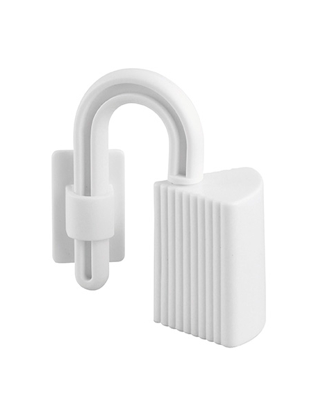 Set di 2 limitatori di apertura per porte, protezione bambini, bianco – THIRARD
