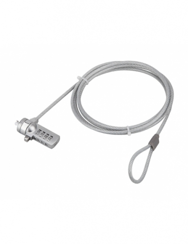 Cavo antitaccheggio per computer portatile, 1,80 m, combinazione – THIRARD