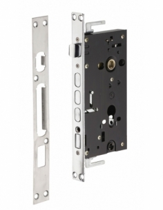 Serratura multipunto reversibile per porta blindata, 3 punti, asse 60 mm, 4 catenacci – THIRARD