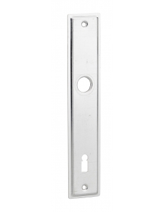 Placca d'ingresso per serratura da incasso con chiave, alluminio - THIRARD