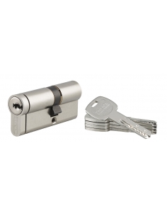 Cilindro Transit 2 30 x 40 mm, nichelato, anti-perforazione, anti-scasso, 5 chiavi – THIRARD