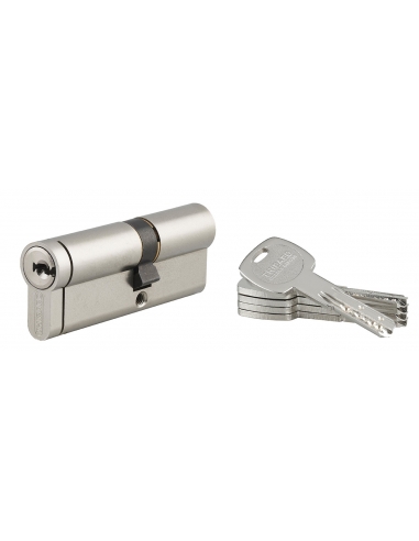 Cilindro Transit 2 frizionato 35 x 45 mm, funzione emergenza, nichelato, anti-perforazione, anti-scasso – THIRARD