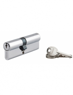 Cilindro europeo 40 x 50 mm, cromato, 3 chiavi – THIRARD