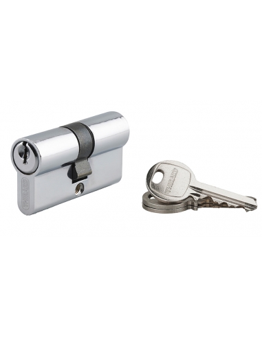 Cilindro europeo 30 x 30 mm, cromato, 3 chiavi – THIRARD