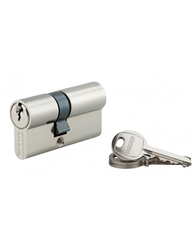 Cilindro europeo SA 25 x 35 mm nichelato, 3 chiavi – THIRARD