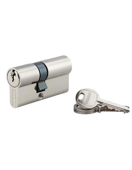 Cilindro europeo SA 25 x 35 mm nichelato, 3 chiavi – THIRARD