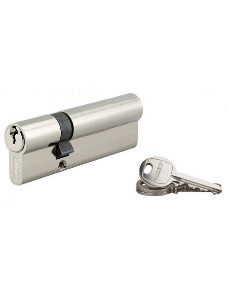 Cilindro europeo SA 30 x 65 mm nichelato, 3 chiavi – THIRARD