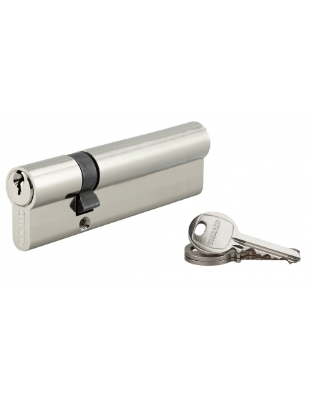 Cilindro europeo SA 30 x 80 mm nichelato, 3 chiavi – THIRARD