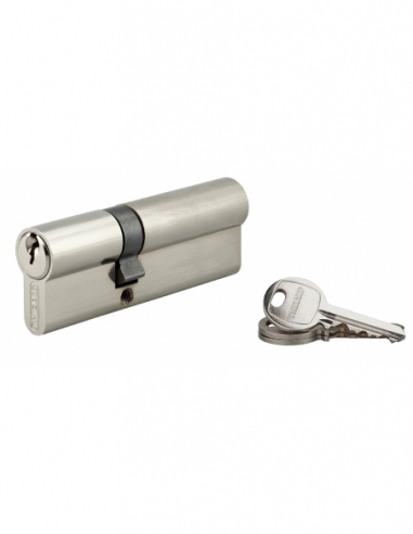 Cilindro europeo SA 35 x 55 mm nichelato, 3 chiavi – THIRARD