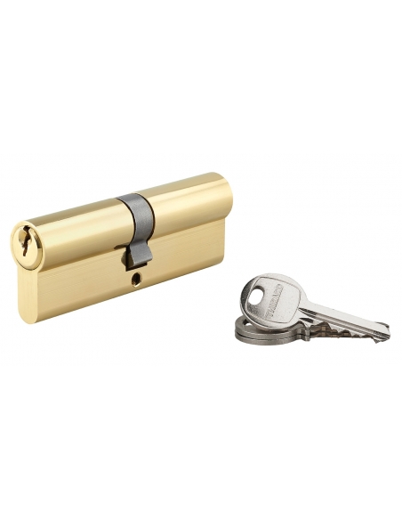 Cilindro europeo SA 45 x 45 mm finitura ottone, 3 chiavi con vite di 50 mm – THIRARD