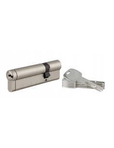 Cilindro europeo Transit 1 30 x 80 mm, nichelato, funzione emergenza, 5 chiavi – THIRARD