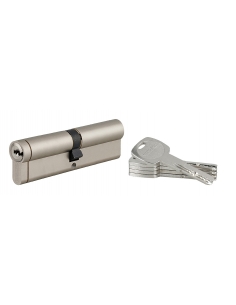 Cilindro europeo Transit 1 50 x 60 mm, nichelato, funzione emergenza, 5 chiavi – THIRARD