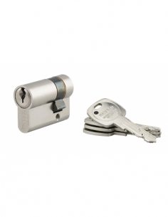 Semicilindro europeo Adriatic 30, nichelato, 4 chiavi – THIRARD