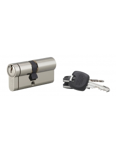 Cilindro europeo HG5+ 30 x 35 mm, nichelato, 3 chiavi – THIRARD