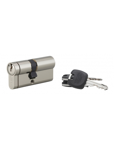 Cilindro europeo HG5+ 30 x 35 mm, nichelato, 3 chiavi – THIRARD