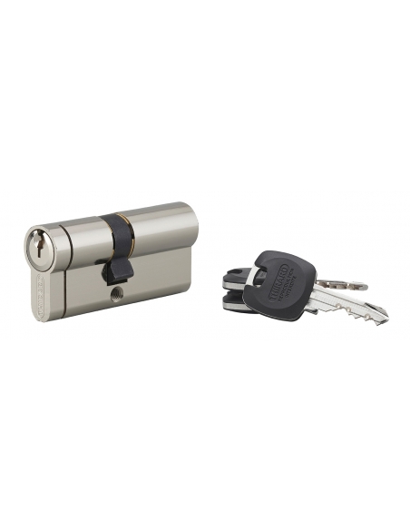 Cilindro europeo HG5+ 30 x 35 mm, nichelato, 3 chiavi – THIRARD