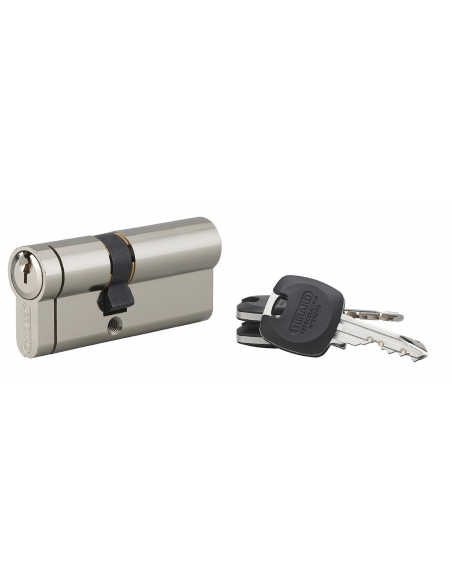 Cilindro europeo HG5+ 30 x 40 mm, nichelato, 3 chiavi – THIRARD