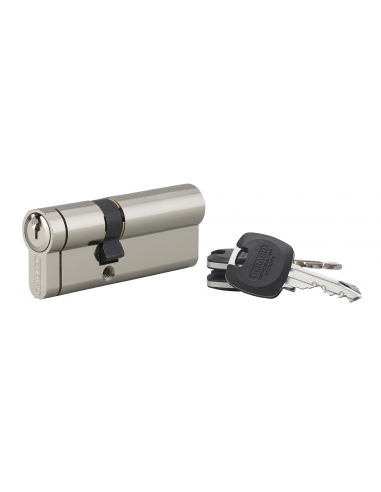 Cilindro europeo HG5+ 30 x 45 mm, nichelato, 3 chiavi – THIRARD