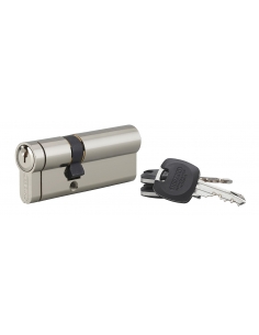 Cilindro europeo HG5+ 30 x 50 mm, nichelato, 3 chiavi – THIRARD