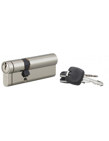 Cilindro europeo HG5+ 30 x 55 mm, nichelato, 3 chiavi – THIRARD