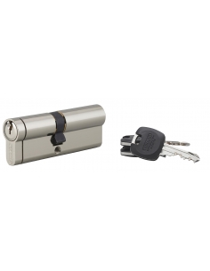 Cilindro europeo HG5+ 40 x 45 mm, nichelato, 3 chiavi – THIRARD
