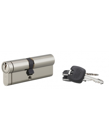 Cilindro europeo HG5+ 40 x 45 mm, nichelato, 3 chiavi – THIRARD