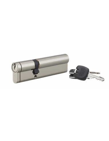 Cilindro europeo HG5+ 40 x 70 mm, nichelato, 3 chiavi – THIRARD