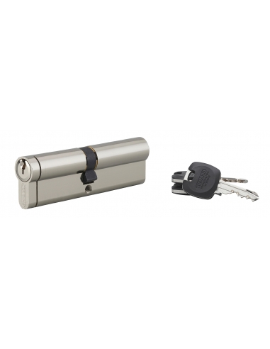 Cilindro europeo HG5+ 50 x 50 mm, nichelato, 3 chiavi – THIRARD