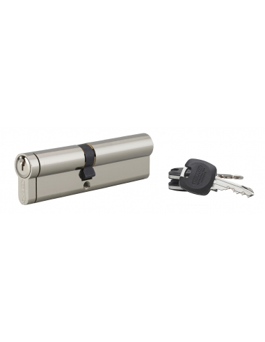 Cilindro europeo HG5+ 50 x 55 mm, nichelato, 3 chiavi – THIRARD