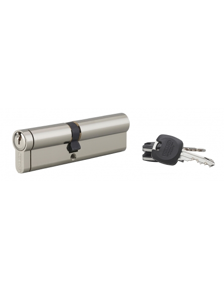 Cilindro europeo HG5+ 50 x 55 mm, nichelato, 3 chiavi – THIRARD