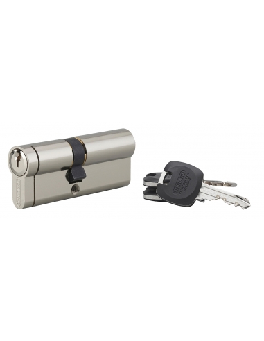 Cilindro europeo HG5+ 35 x 40 mm, nichelato, 3 chiavi – THIRARD