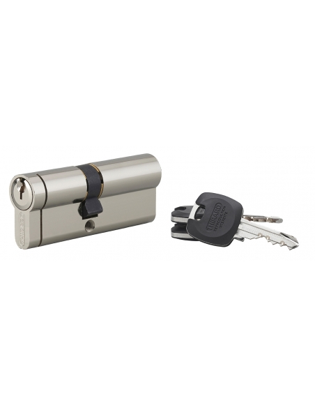 Cilindro europeo HG5+ 35 x 40 mm, nichelato, 3 chiavi – THIRARD