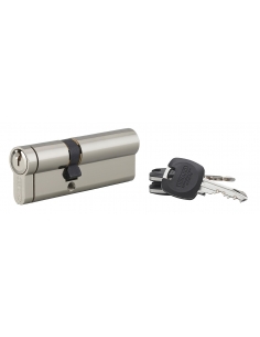 Cilindro europeo HG5+ 35 x 50 mm, nichelato, 3 chiavi – THIRARD