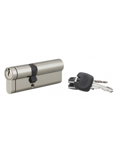 Cilindro europeo HG5+ 35 x 50 mm, nichelato, 3 chiavi – THIRARD