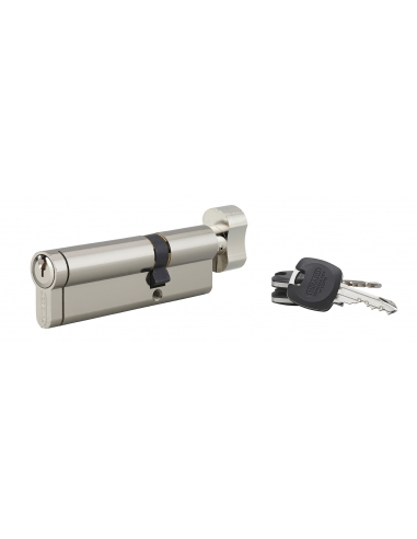 Cilindro europeo HG5+ con pomolo 35 x 60 mm, nichelato, 3 chiavi – THIRARD