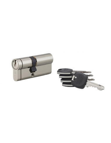 Cilindro europeo HG5+ 35 x 30 mm, nichelato, anti-snap sul lato 30 mm – THIRARD